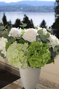 Hydrangea zelena REAL TOUCH komad