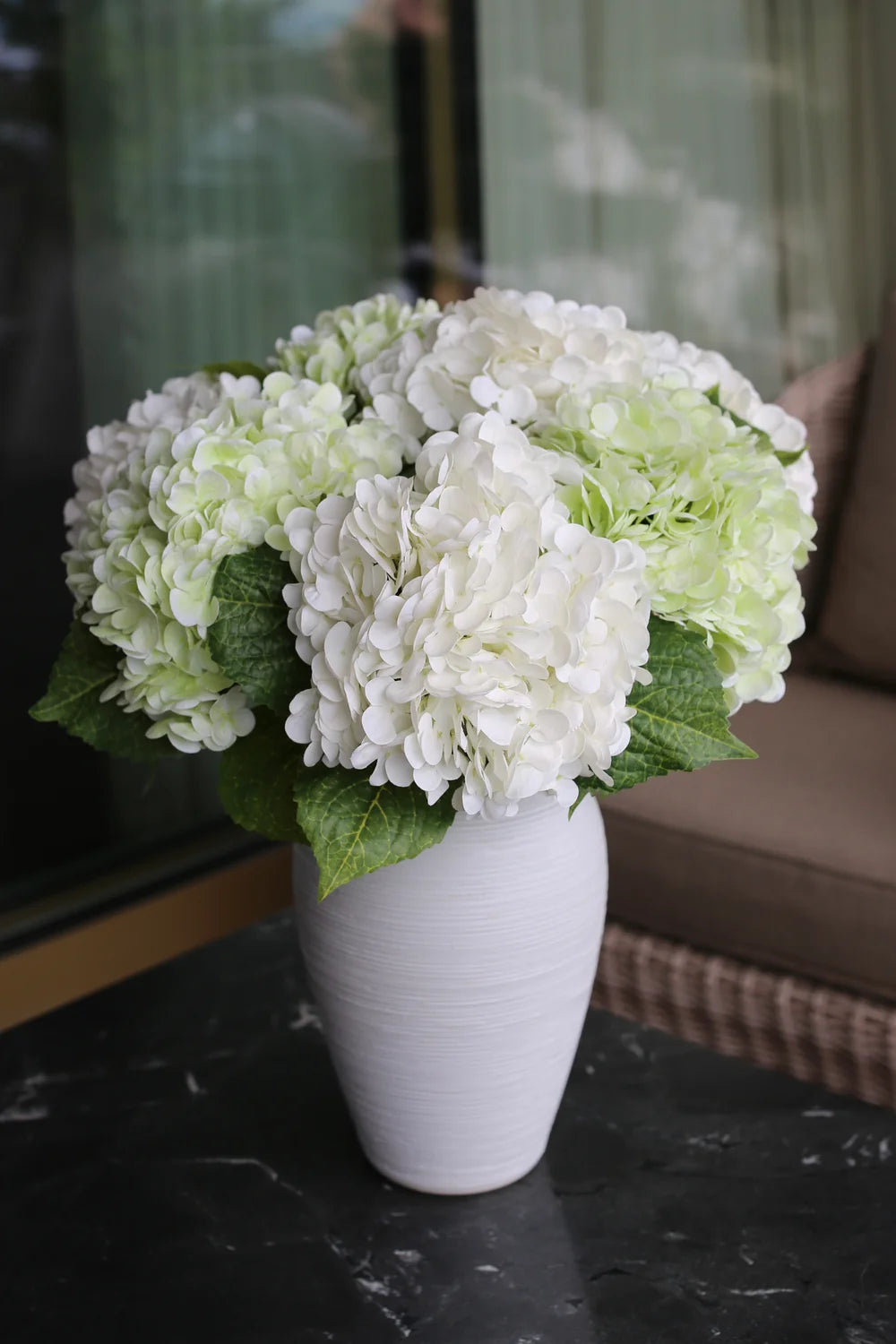 Hydrangea bijela REAL TOUCH komad
